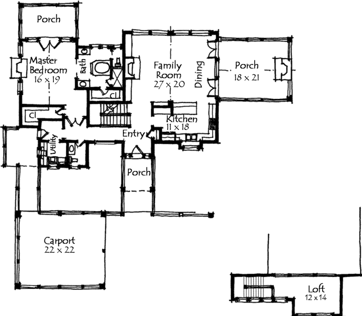Main Floor Plan: 69-905