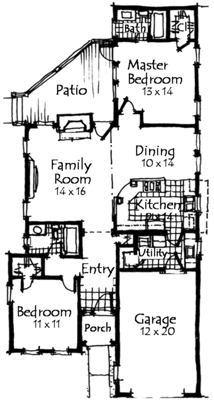 Main Floor Plan: 69-906