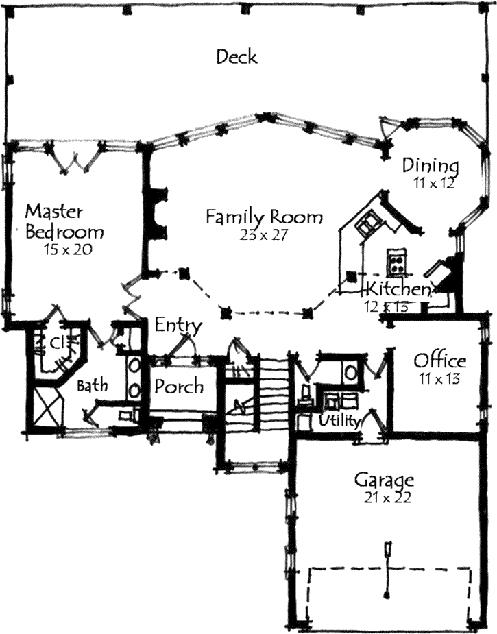 Main Floor Plan: 69-907