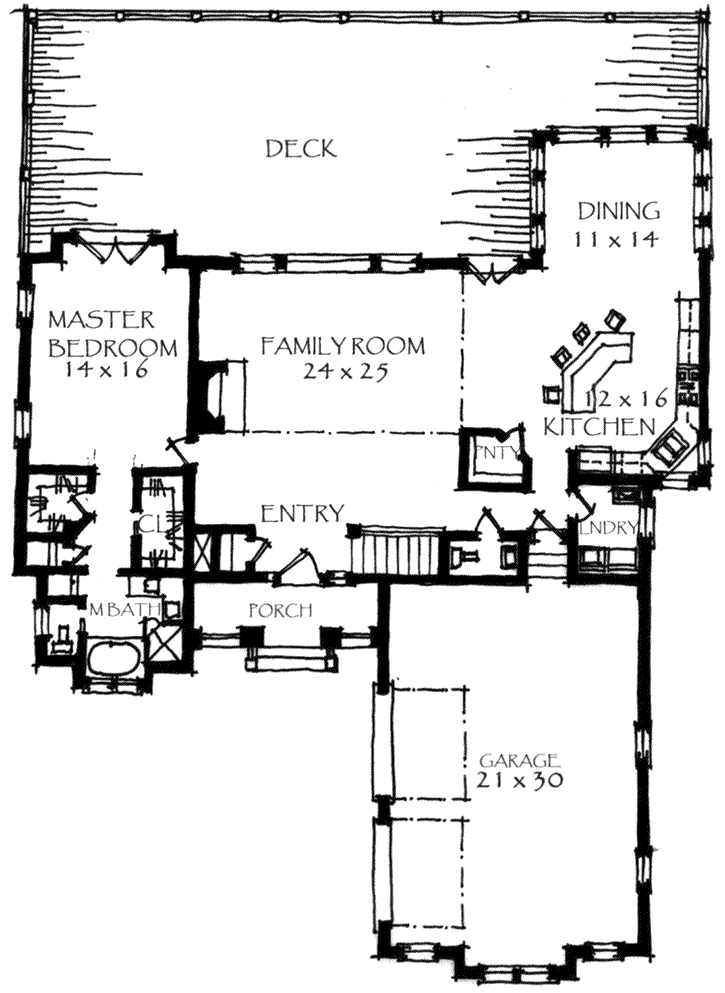 Main Floor Plan: 69-908