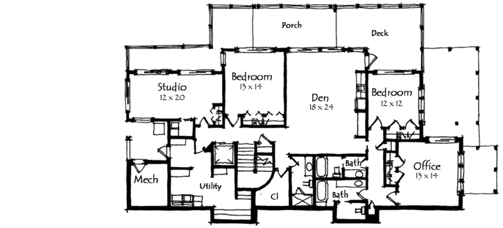 Lower Floor Plan: 69-909