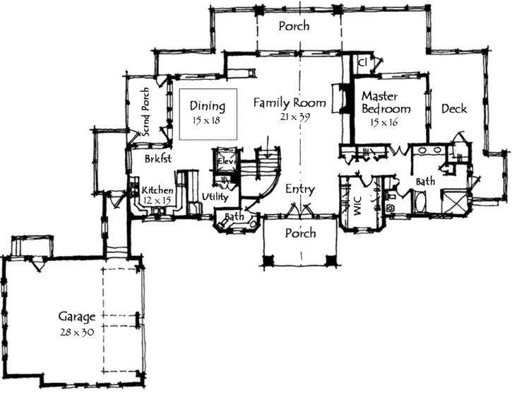 Main Floor Plan: 69-909