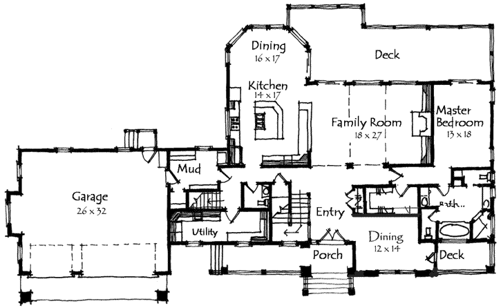 Main Floor Plan: 69-912