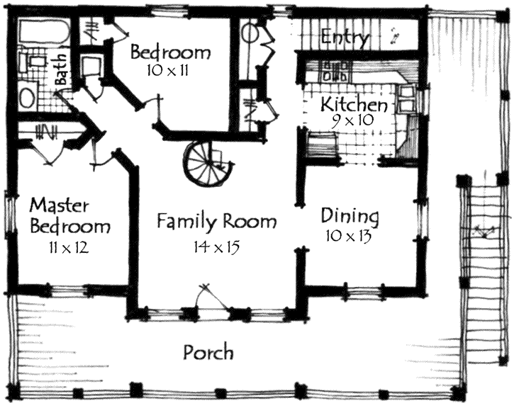 Main Floor Plan: 69-914