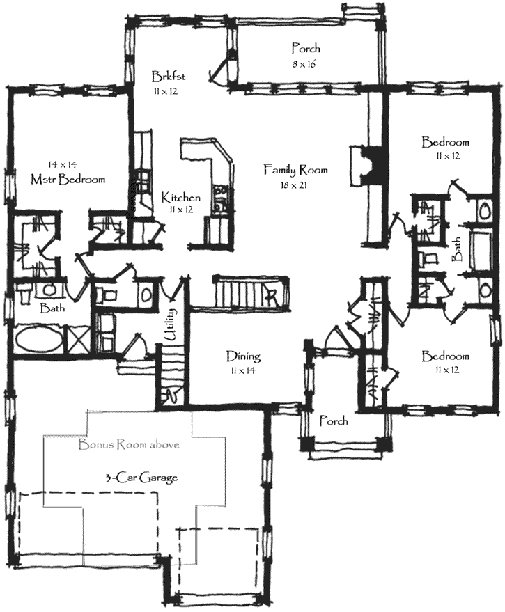 Main Floor Plan: 69-916