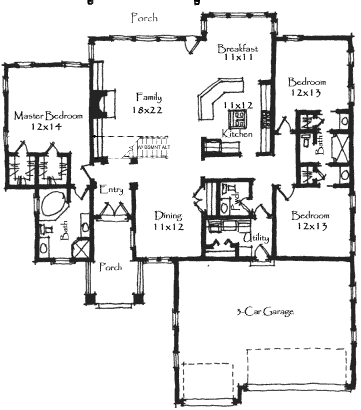 Main Floor Plan: 69-918