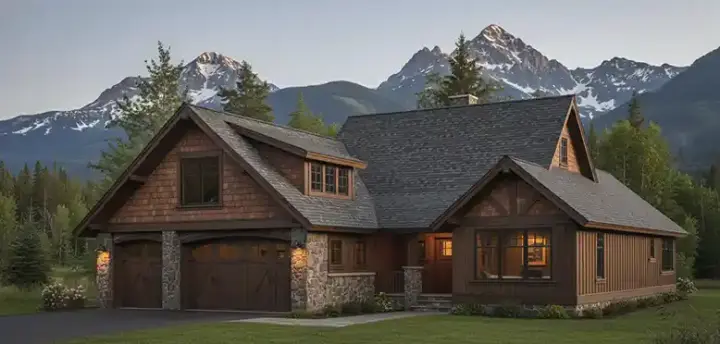 Craftsman house plans 69-919 - front exterior, 2,108 sq ft, 3 bed, 2 bath house plans | Monster House Plans