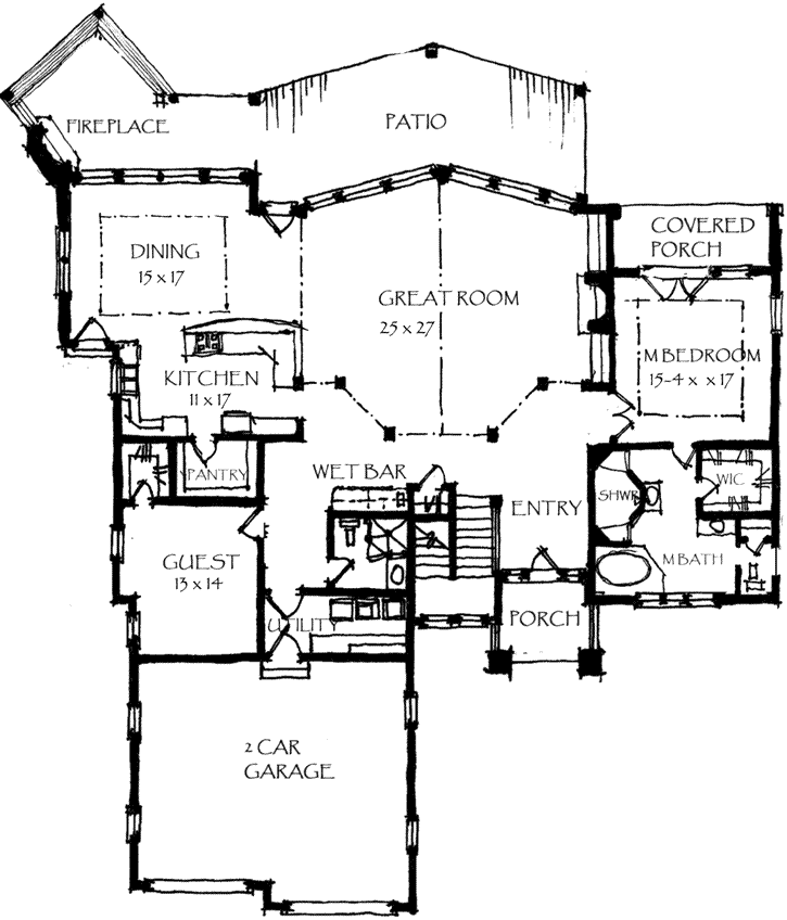 Main Floor Plan: 69-922