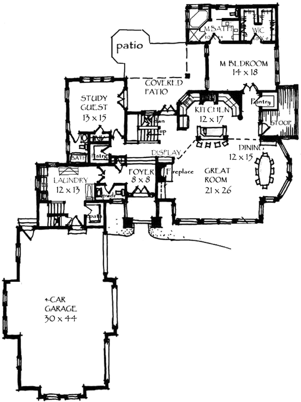 Main Floor Plan: 69-924