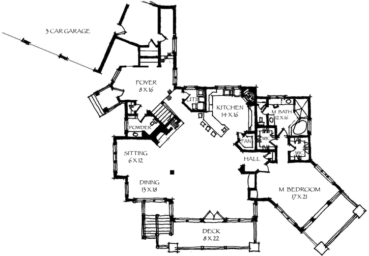 Main Floor Plan: 69-925