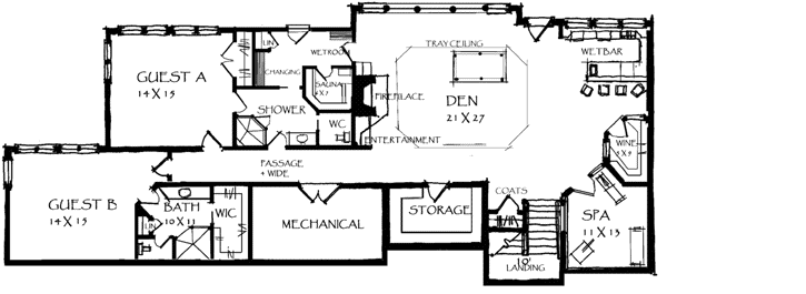 Lower Floor Plan:69-926