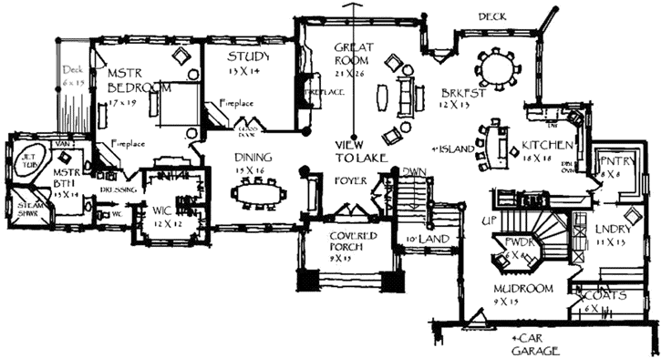 Main Floor Plan: 69-926