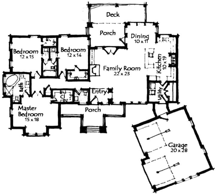 Main Floor Plan: 69-927