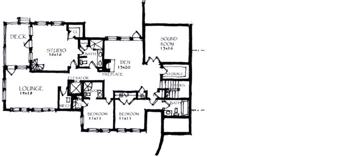 Lower Floor Plan: 69-934