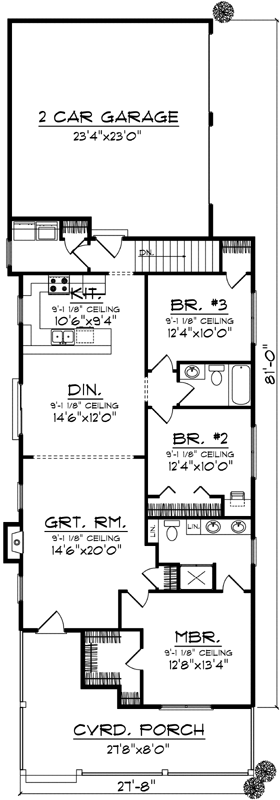 Main Floor Plan: 7-1001