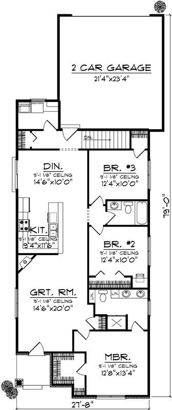 Main Floor Plan: 7-1002