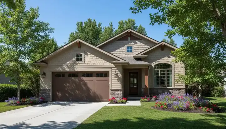 Bungalow house plans 7-1003 - front exterior, 1,540 sq ft, 2 bed, 2 bath house plans | Monster House Plans