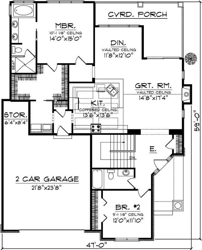 Main Floor Plan: 7-1005
