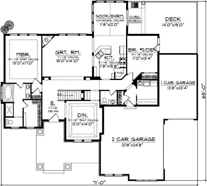 Main Floor Plan: 7-1017