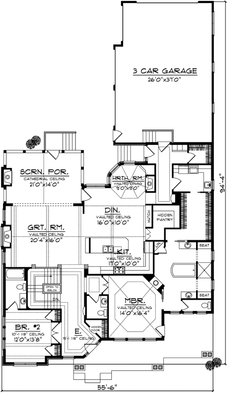 Main Floor Plan: 7-1018