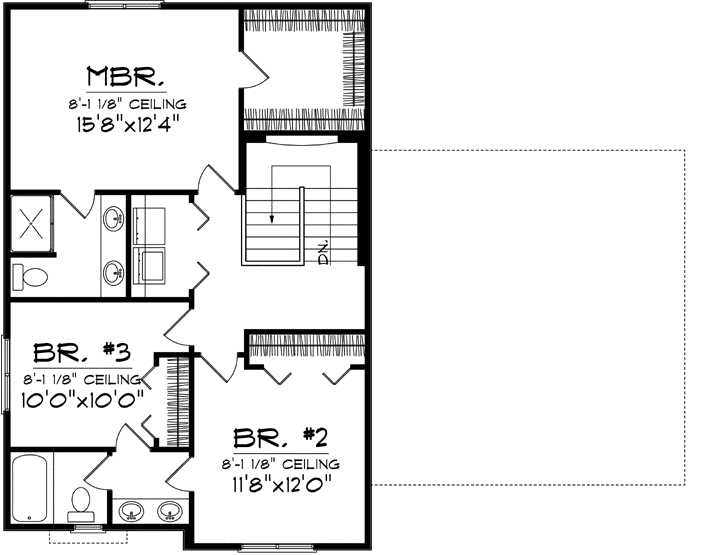 Upper/Second Floor Plan: 7-1019