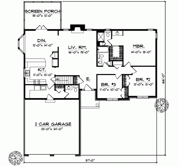 Main Floor Plan: 7-102