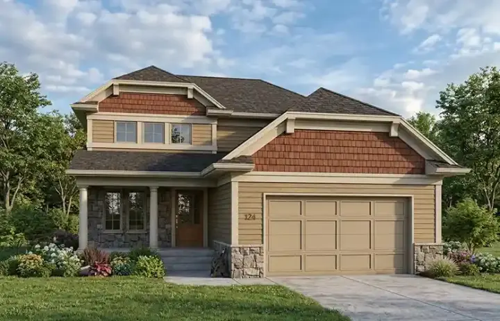 Bungalow house plans 7-1020 - front exterior, 1,834 sq ft, 3 bed, 2 bath house plans | Monster House Plans
