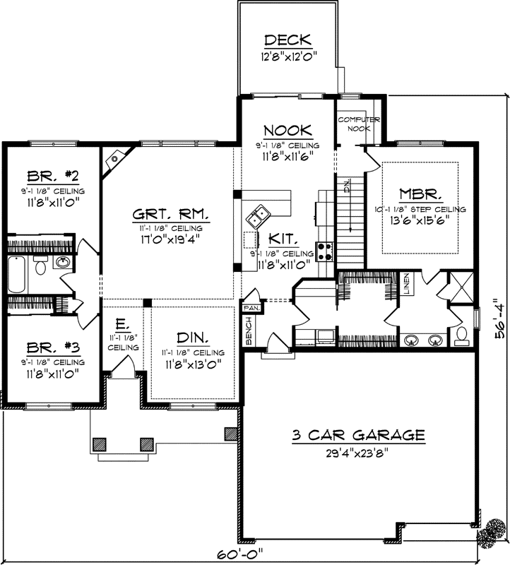Main Floor Plan: 7-1021