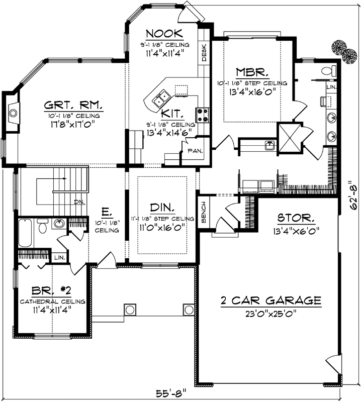 Main Floor Plan: 7-1022