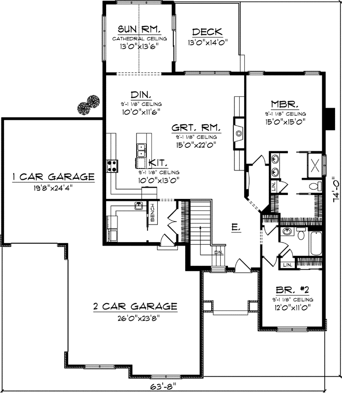 Main Floor Plan: 7-1023