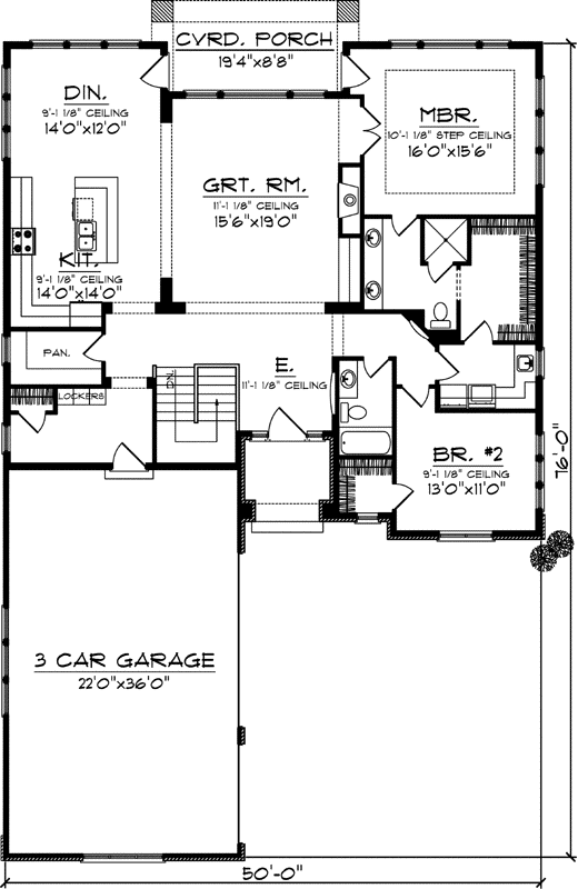 Main Floor Plan: 7-1024