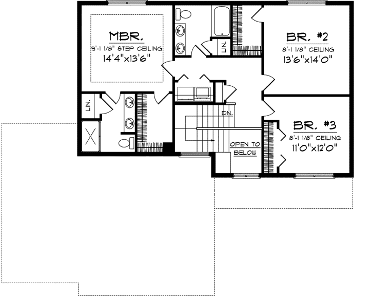 Upper/Second Floor Plan:7-1028