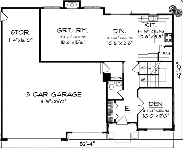 Main Floor Plan: 7-1029