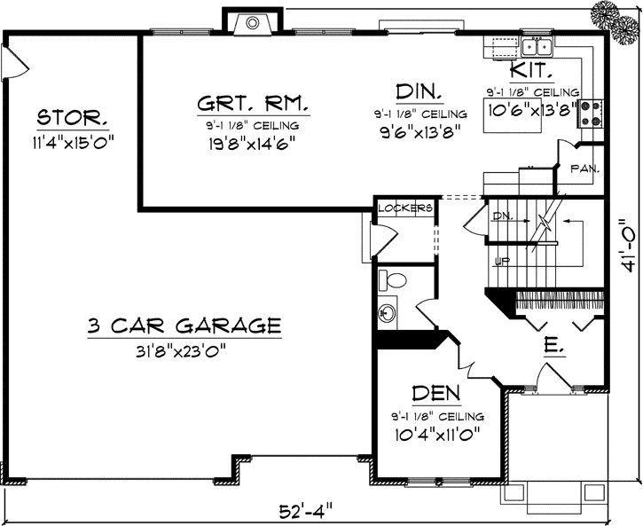 Main Floor Plan: 7-1030