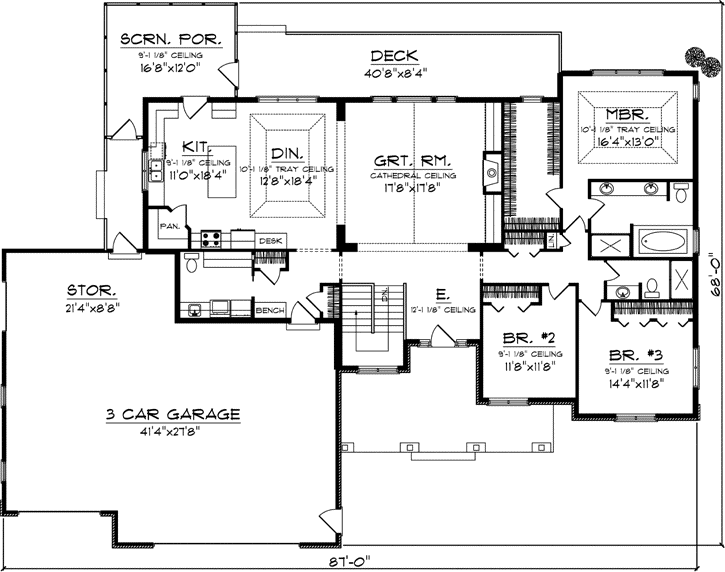 Main Floor Plan: 7-1033