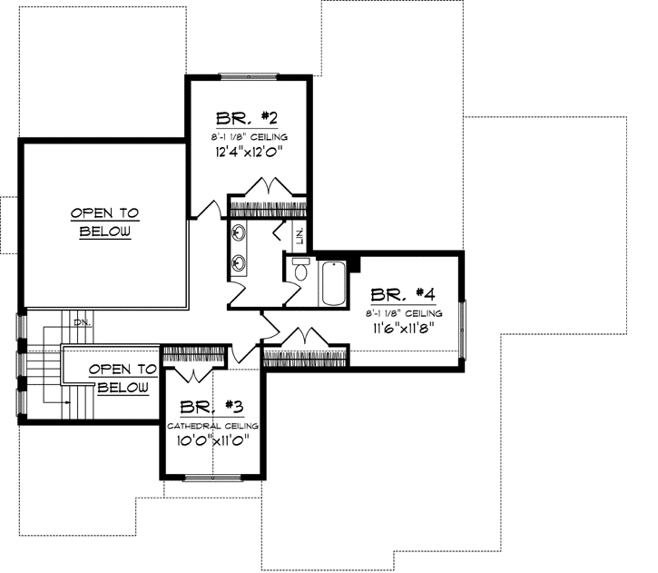 Upper/Second Floor Plan: 7-1034