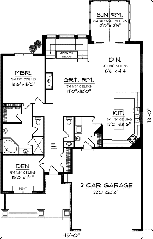 Main Floor Plan: 7-1035
