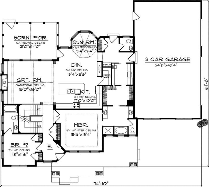 Main Floor Plan: 7-1036