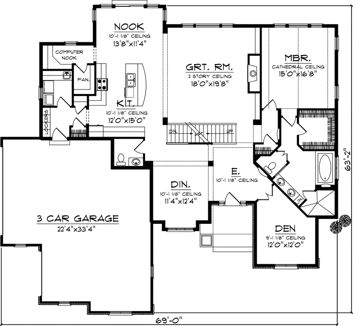Main Floor Plan: 7-1037