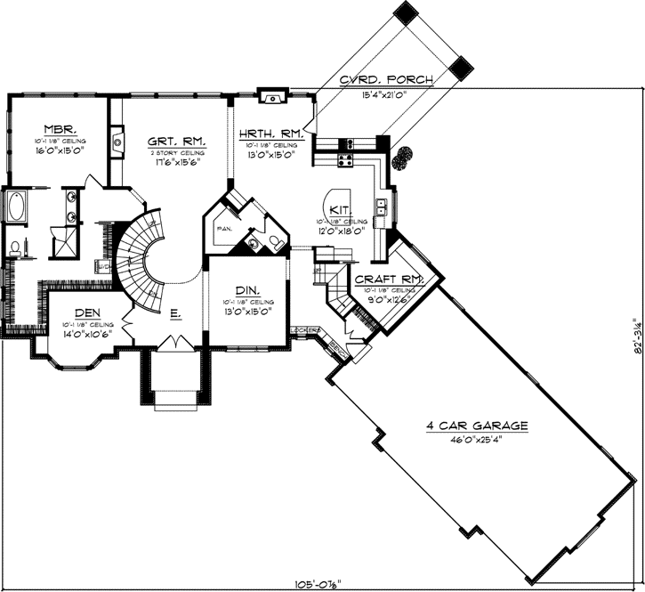 Main Floor Plan: 7-1039