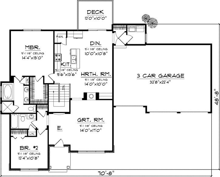 Main Floor Plan: 7-1041