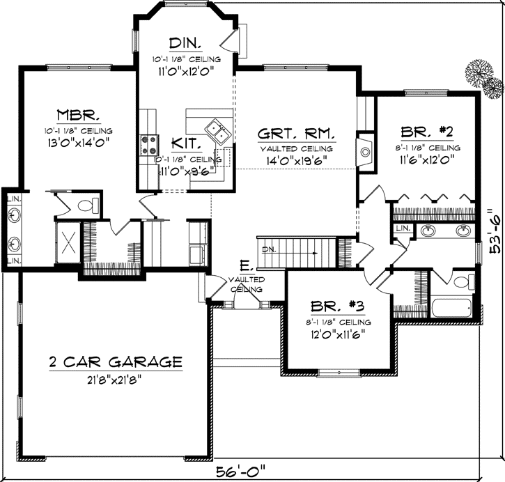 Main Floor Plan: 7-1043