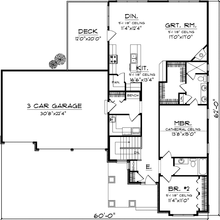 Main Floor Plan: 7-1044