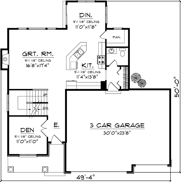 Main Floor Plan: 7-1048