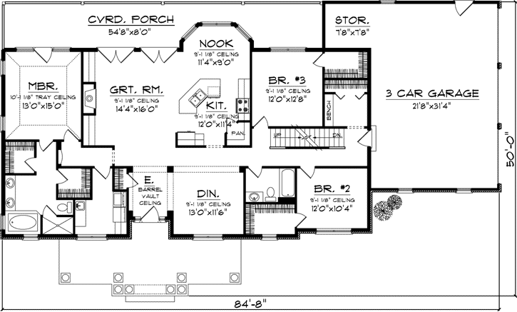 Main Floor Plan: 7-1049