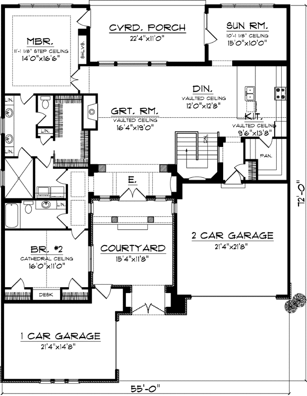 Main Floor Plan: 7-1051