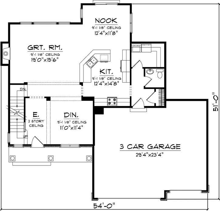 Main Floor Plan: 7-1052