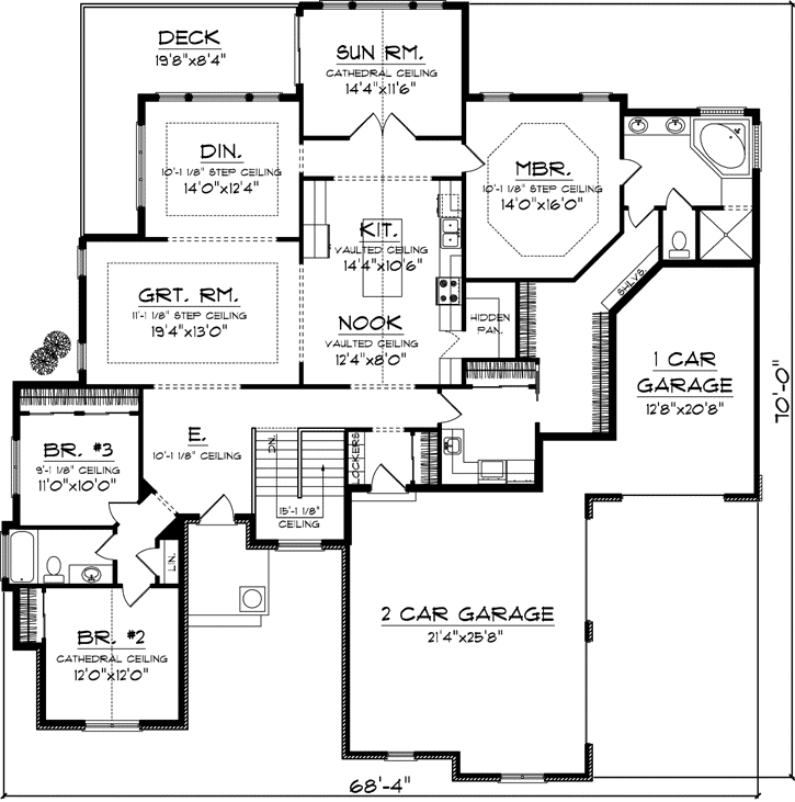 Main Floor Plan: 7-1055