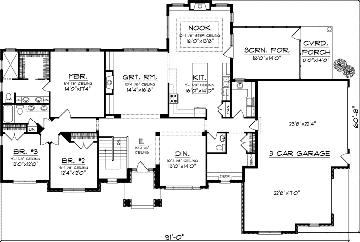 Main Floor Plan: 7-1056