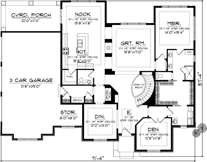 Main Floor Plan: 7-1058